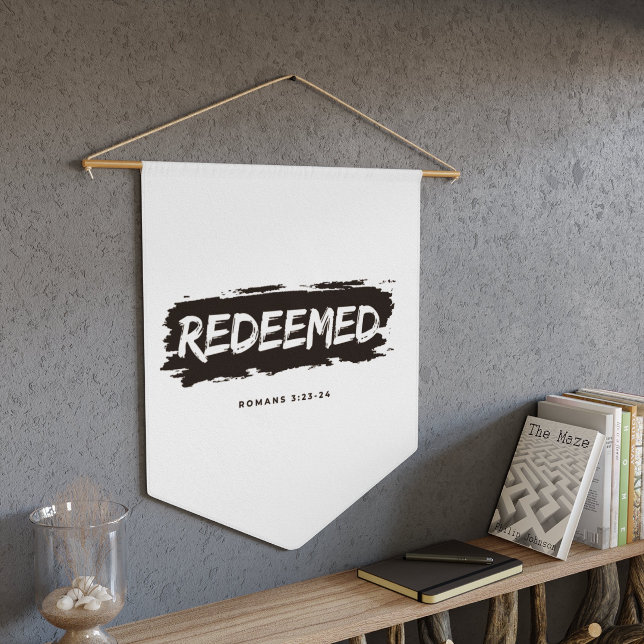 Redeemed Wall Pennant