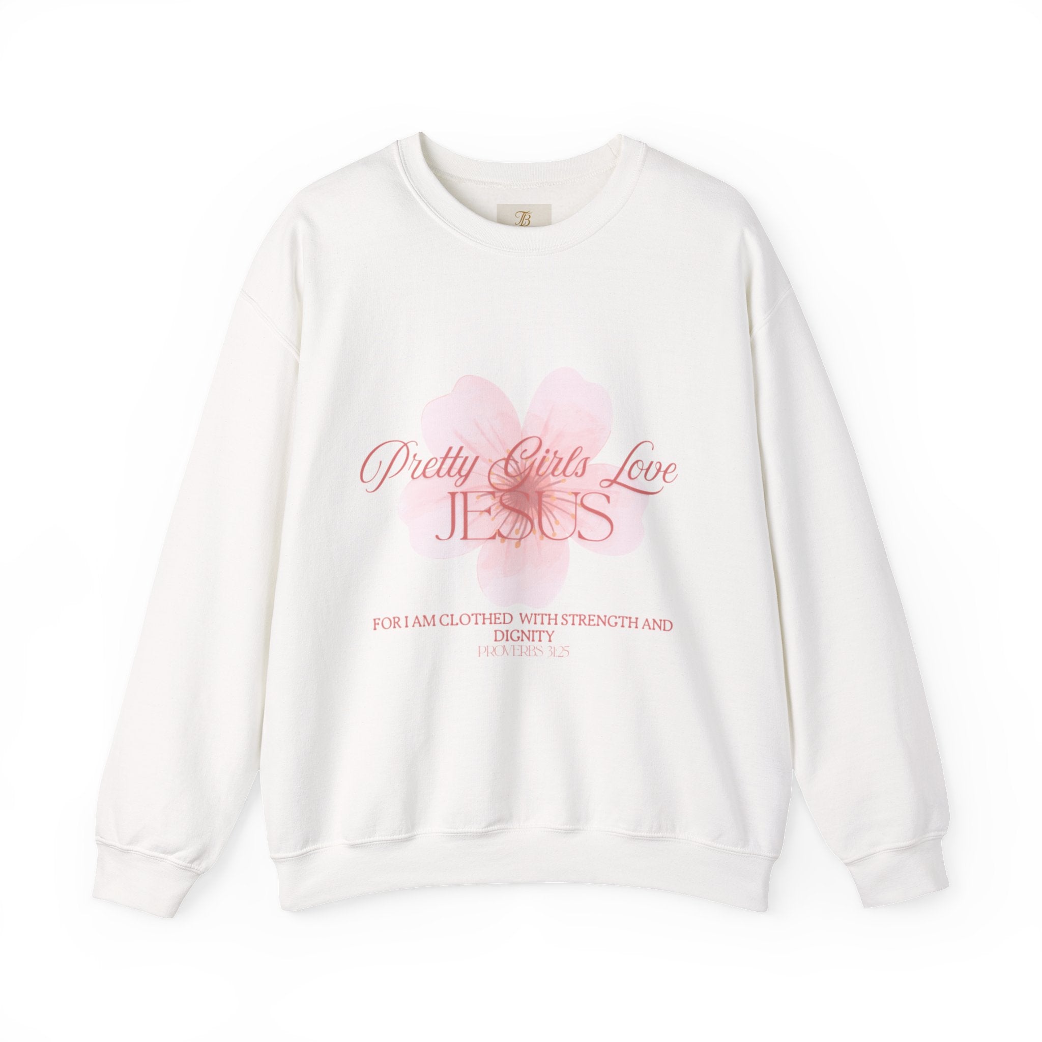 Pretty Girls Love Jesus Crewneck Sweatshirt