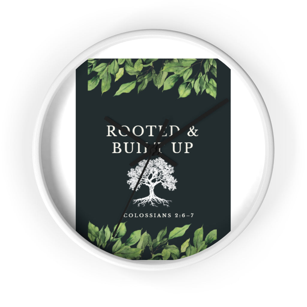 Rooted & Built Up Wall Clock