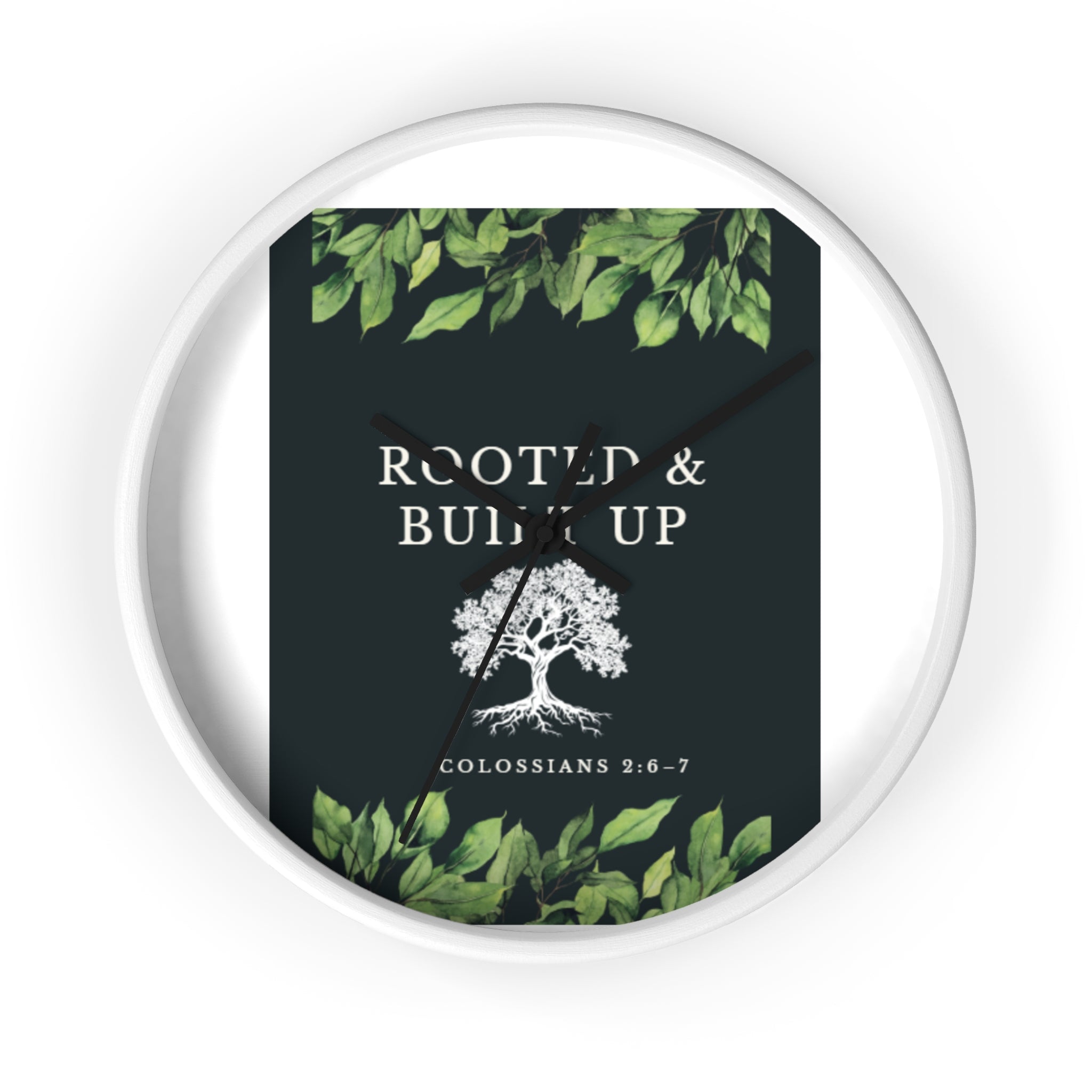 Rooted & Built Up Wall Clock