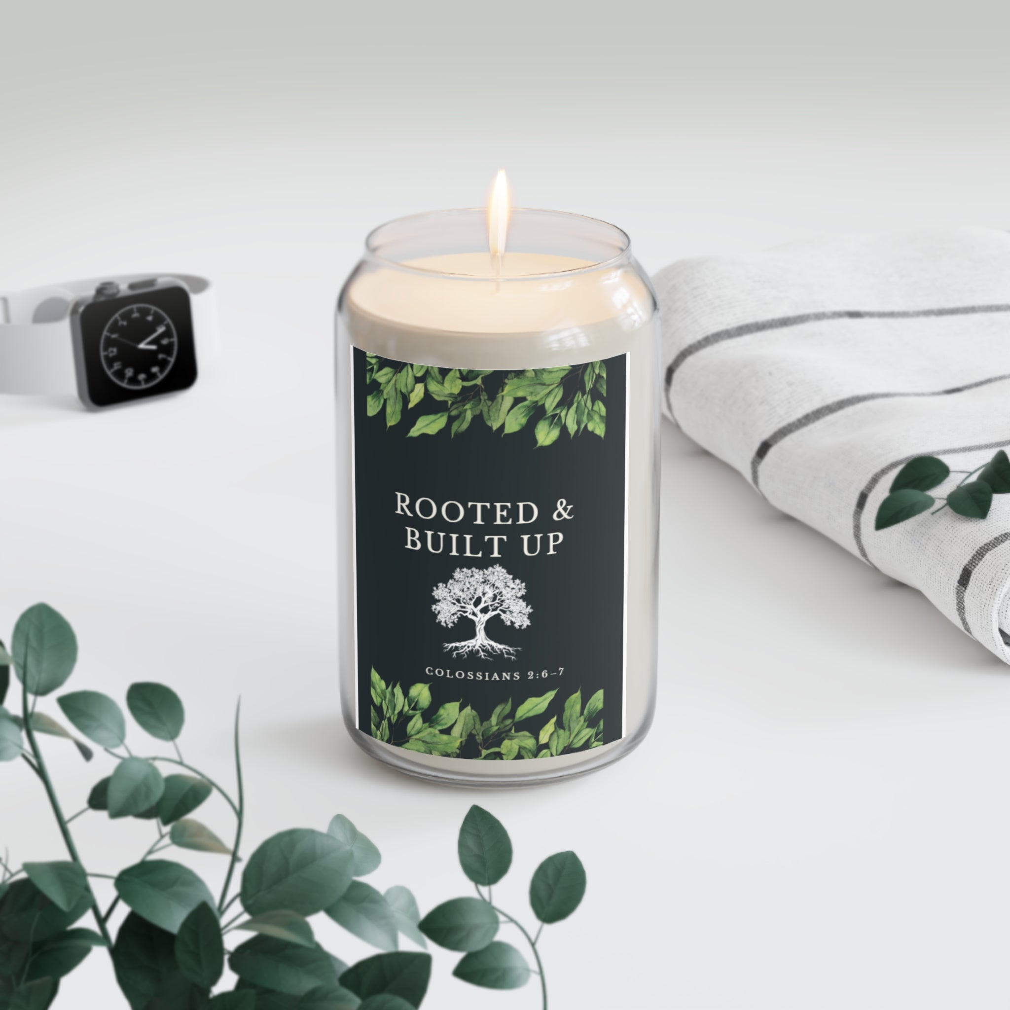 Rooted & Built Up Tall Scented Soy Candles