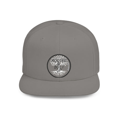 Flat Bill Snapback Hat, Casual Wear, Christian, Gifts for Faith Lovers, Eco-Friendly