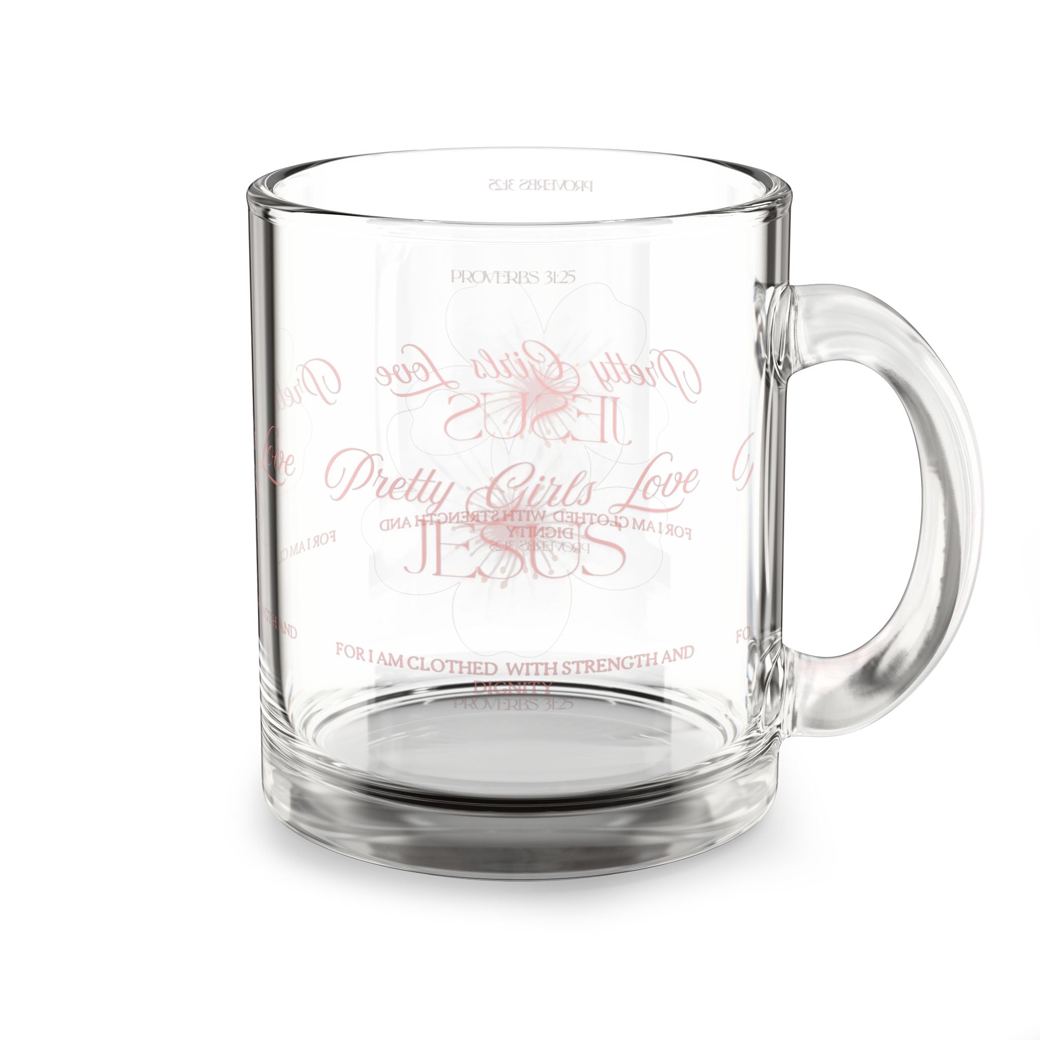 Pretty Girls Love Jesus Glass Mug