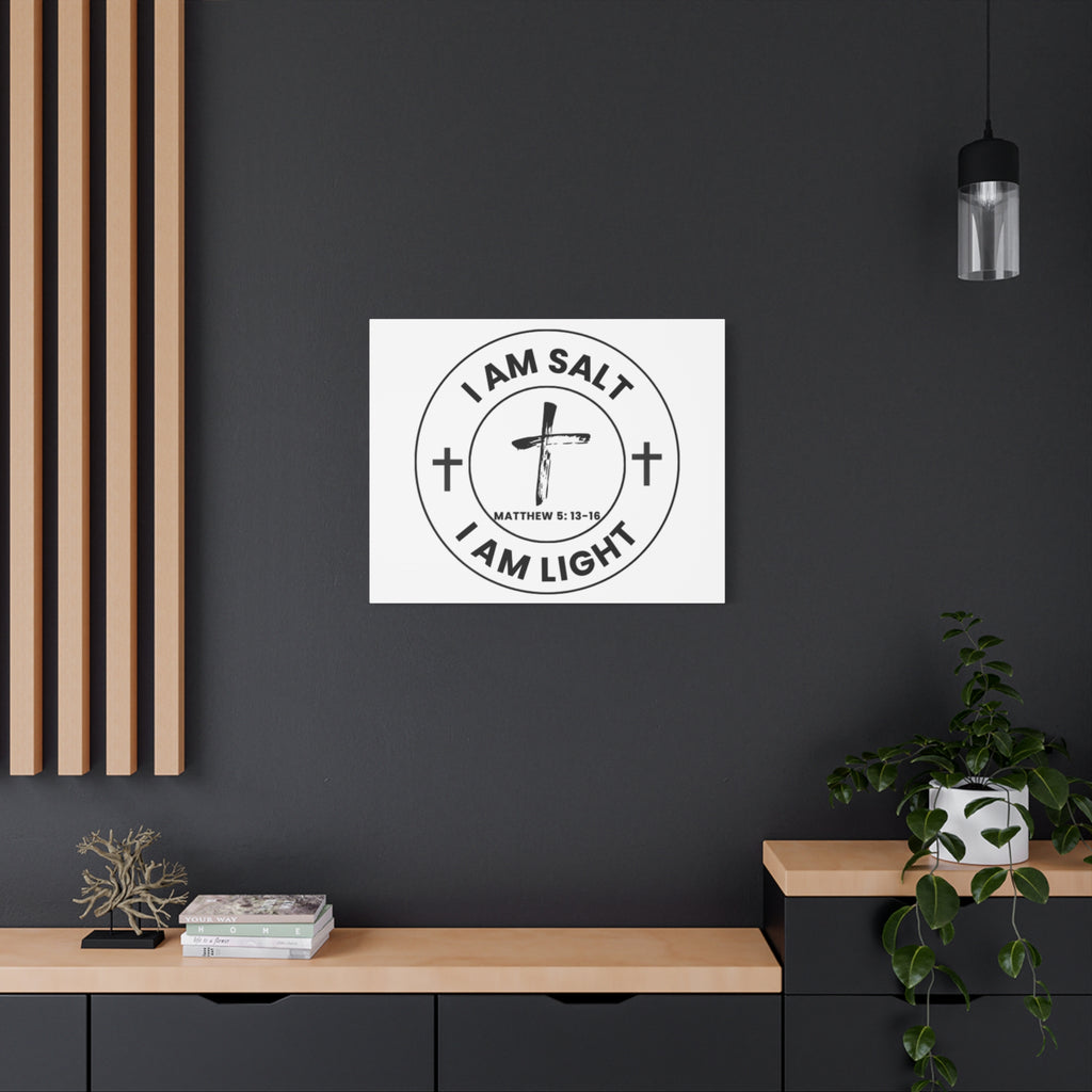 I am Salt I am Light Wall Art Canvas