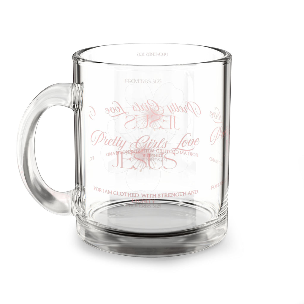 Pretty Girls Love Jesus Glass Mug