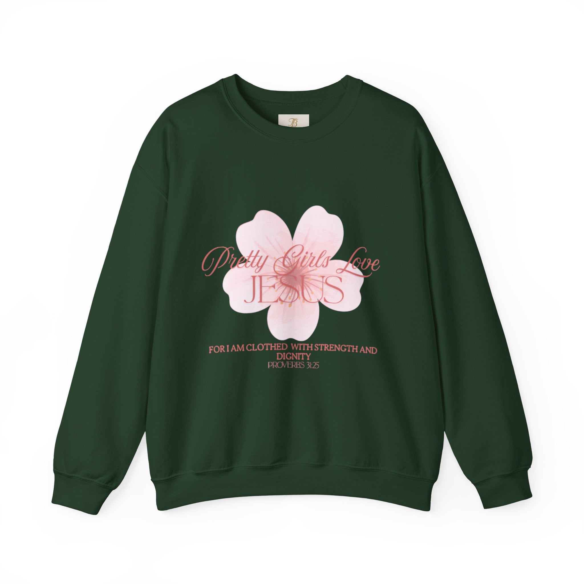 Pretty Girls Love Jesus Crewneck Sweatshirt