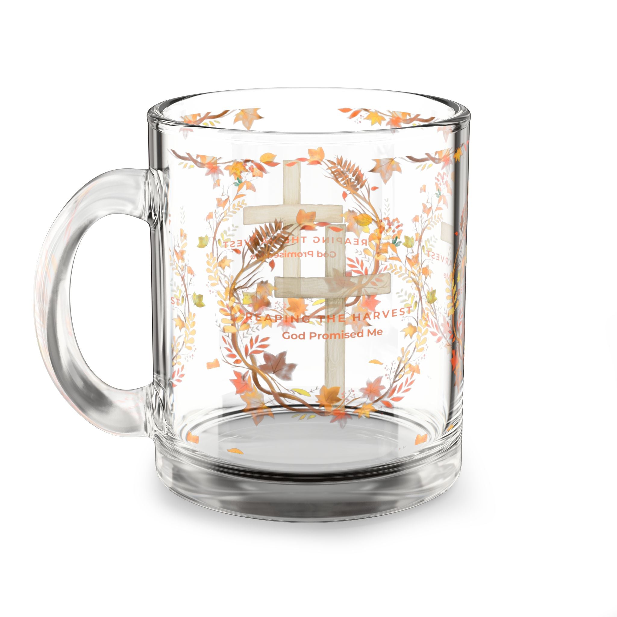 Reaping My Harest Glass Mug