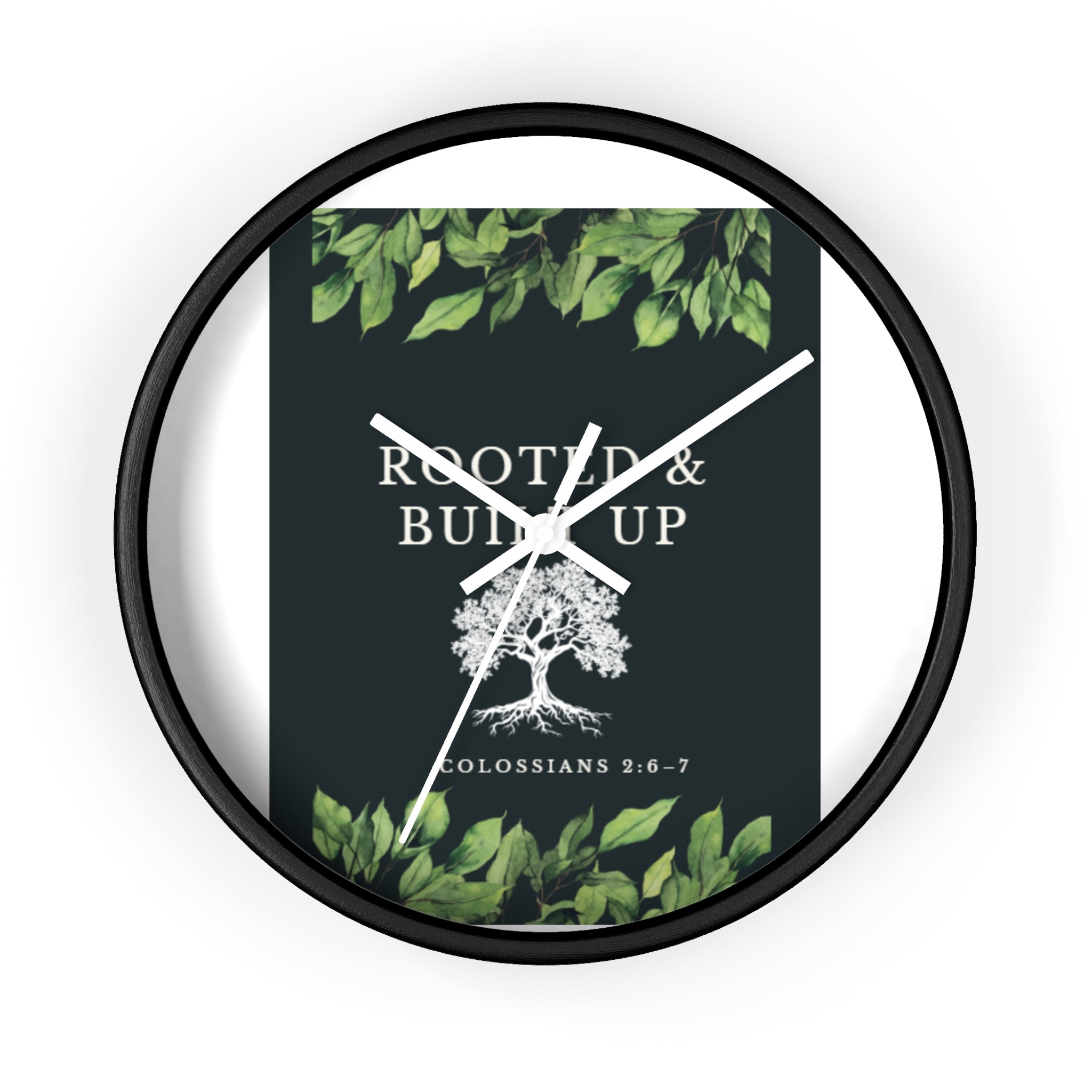 Rooted & Built Up Wall Clock