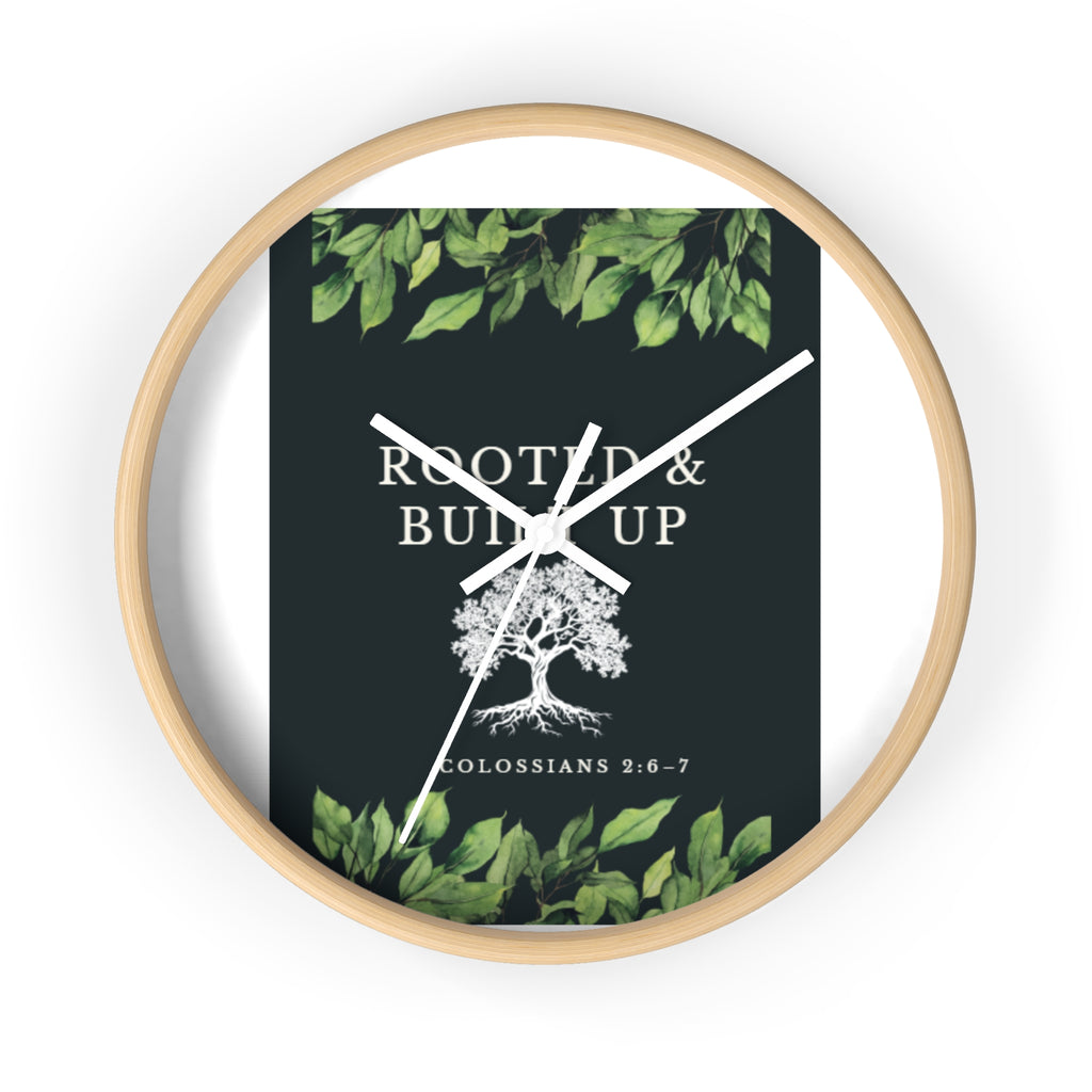Rooted & Built Up Wall Clock