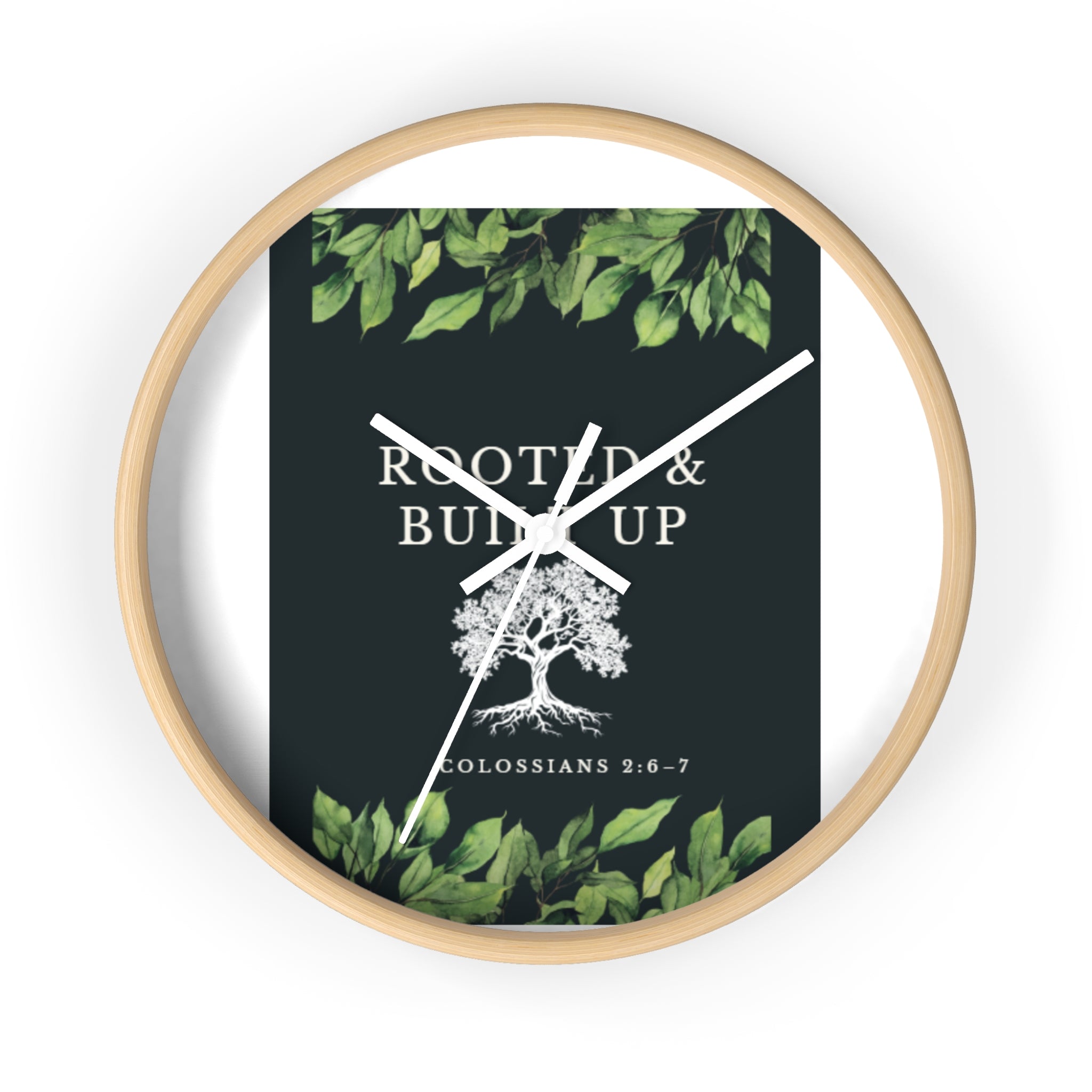 Rooted & Built Up Wall Clock