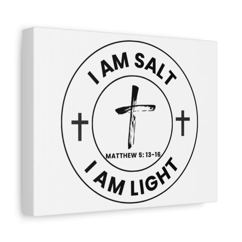I am Salt I am Light Wall Art Canvas