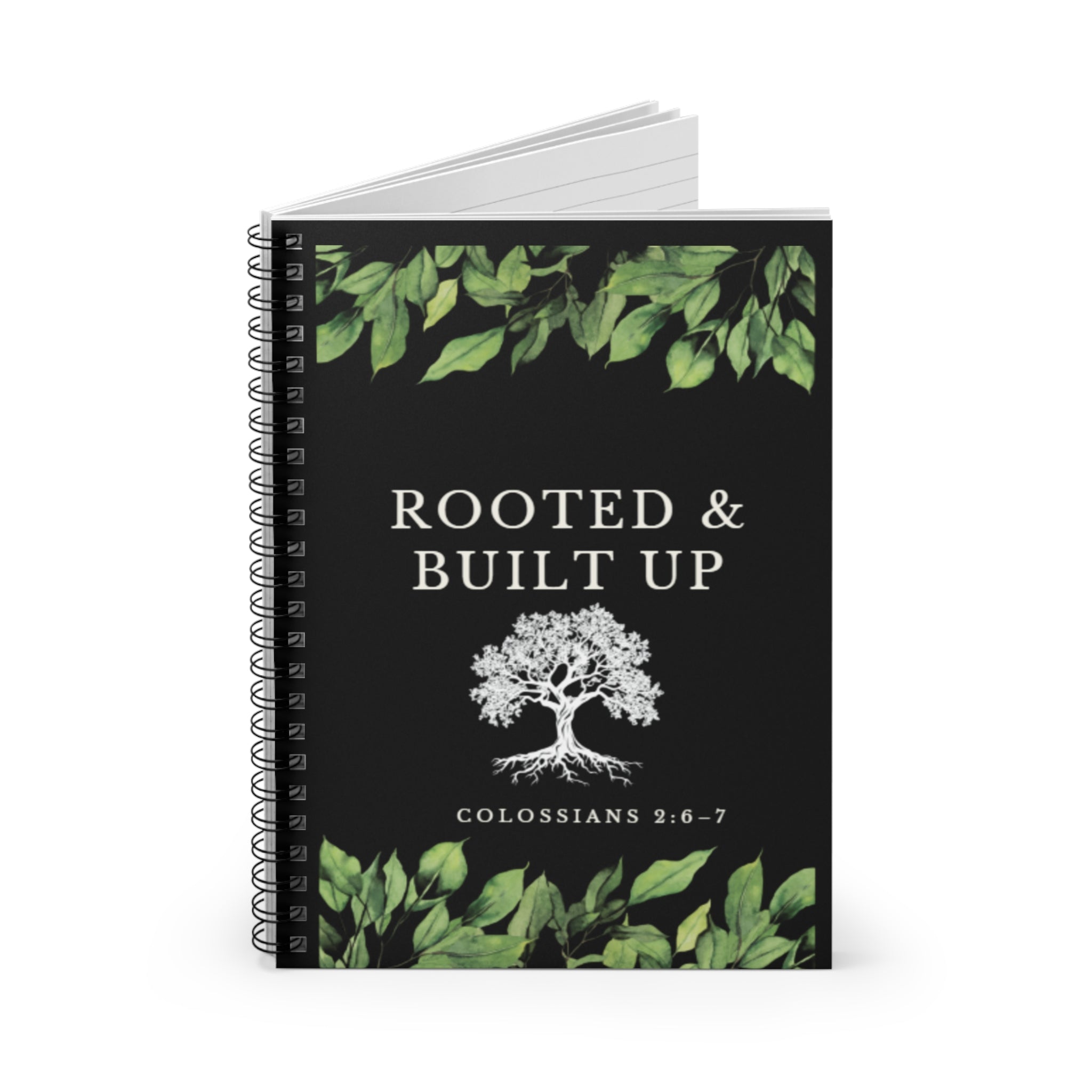 Rooted & Built Up Spiral Journal