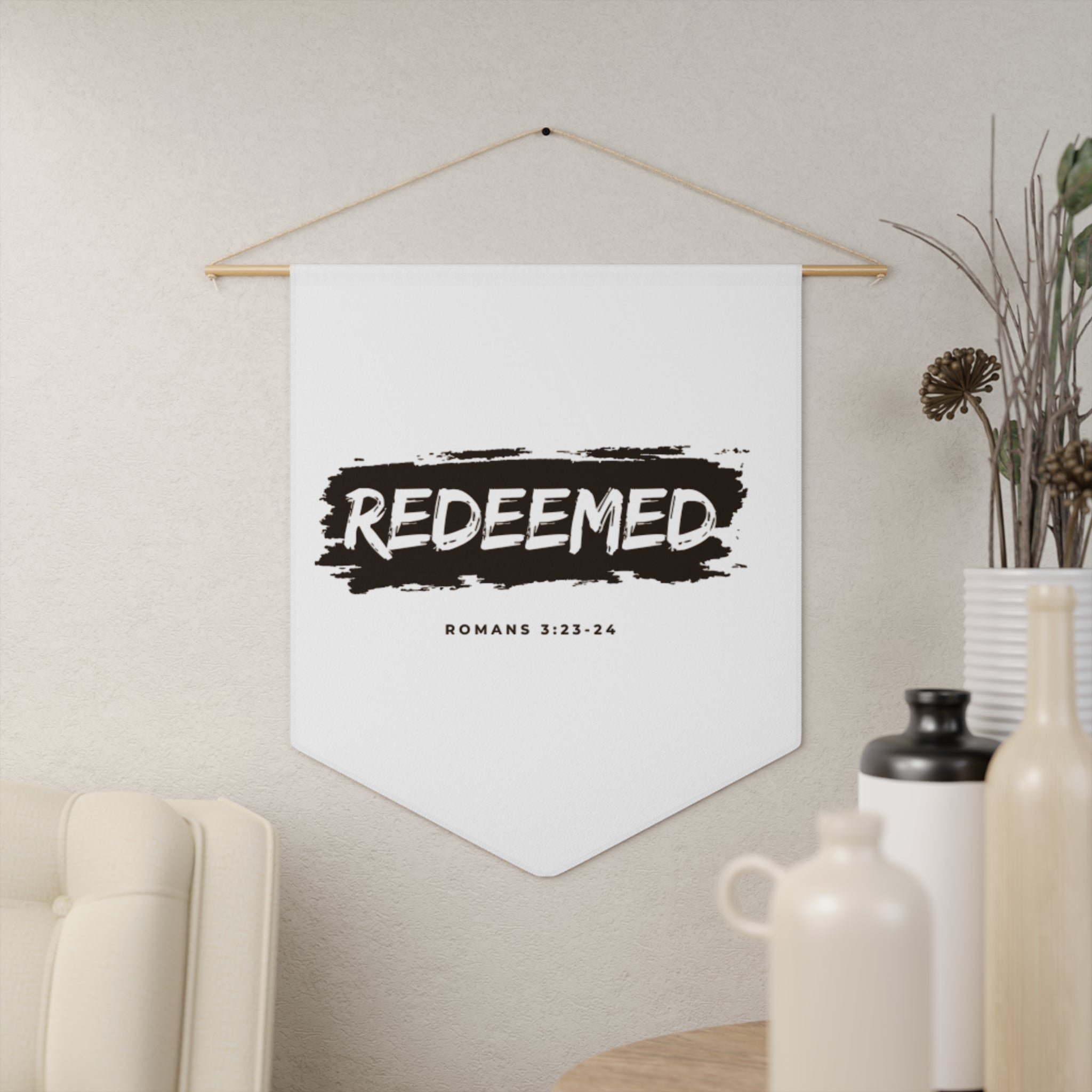Redeemed Wall Pennant
