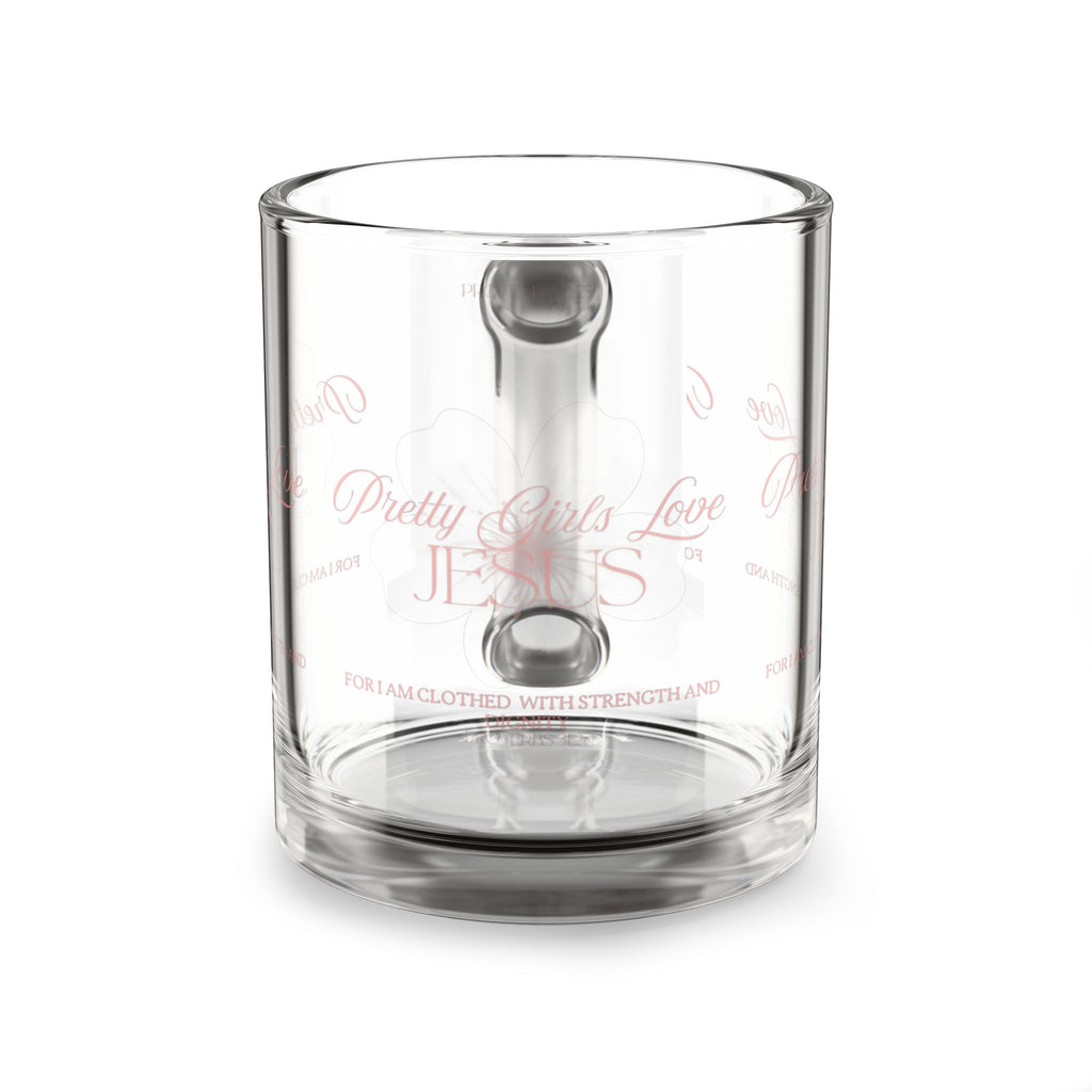 Pretty Girls Love Jesus Glass Mug