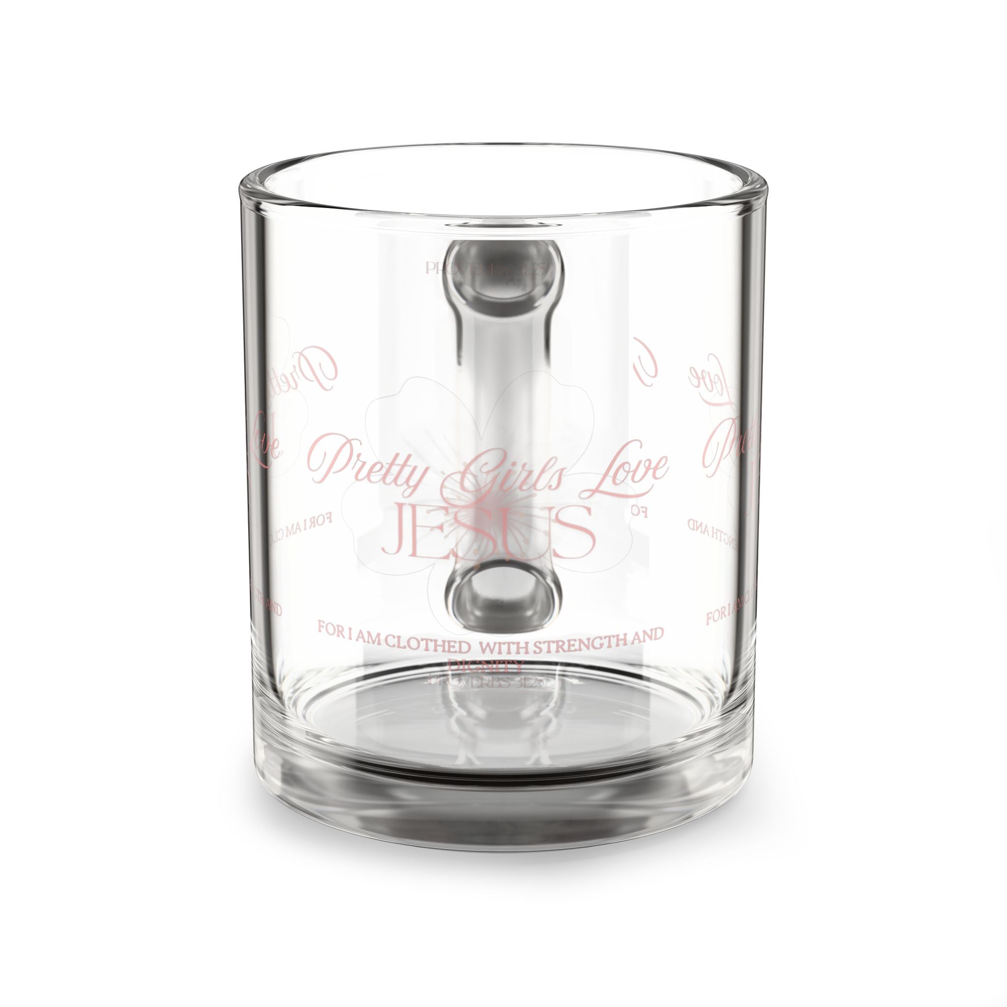 Pretty Girls Love Jesus Glass Mug