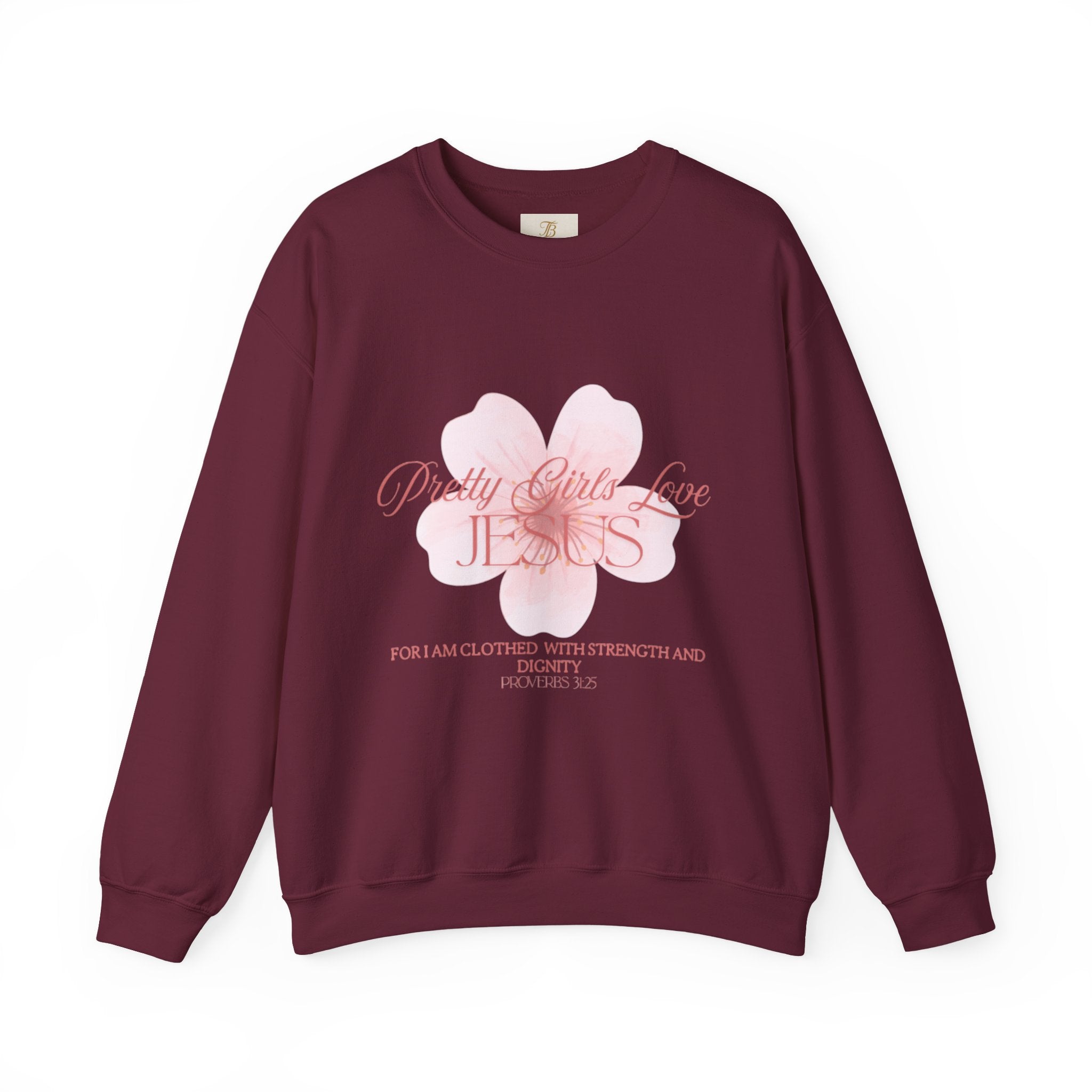 Pretty Girls Love Jesus Crewneck Sweatshirt