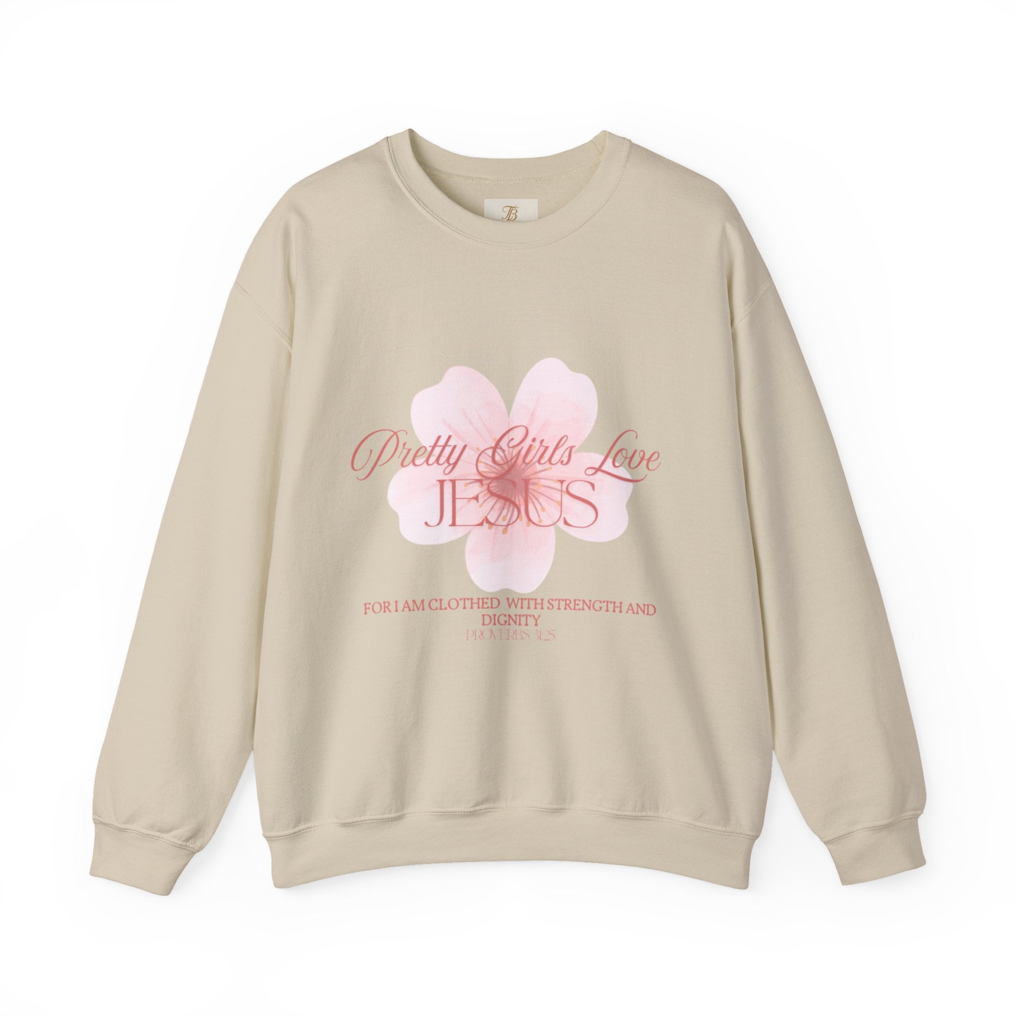 Pretty Girls Love Jesus Crewneck Sweatshirt